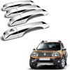 Automobile Villa Exterior Chrome Accessories Combo Kit Compatible with Duster (2016-2019)(Set of 12Pcs)