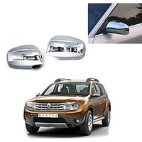 Automobile Villa Exterior Chrome Accessories Combo Kit Compatible with Duster (2016-2019)(Set of 12Pcs)