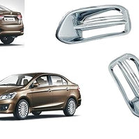 Automobile Villa Exterior Chrome Accessories Combo Kit for Ciaz (2014-2017)(Set of 18Pcs)