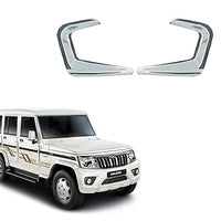 Automobile Villa Exterior Chrome Accessories Combo Kit for Bolero 2020-Present (Set of 18Pcs)